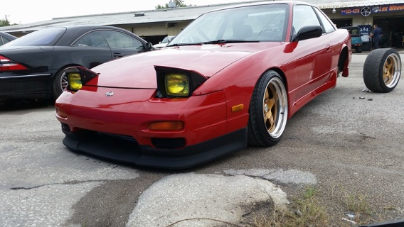 East bear style lip for nissan 240sx shark nose 