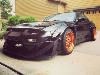 JP v1 v2 RB style  front splitter with canards