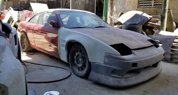 s14 front fenders conversion to s13 240sx pop up 55mm