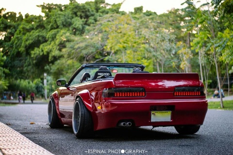  ducktail Jp v1 style wing nissan s13 Coupe