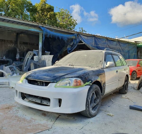 Honda civic EK front bumper airwalker BYS style 96-98 