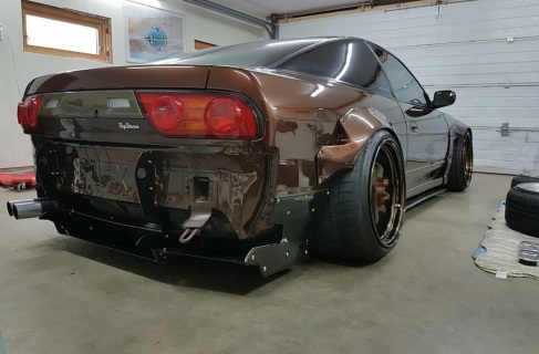 nissan 240sx 180sx Rear Diffuser v1 JP style 