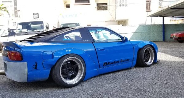 rear bumper shaved deleted for nissan 240sx 180sx hatch version 