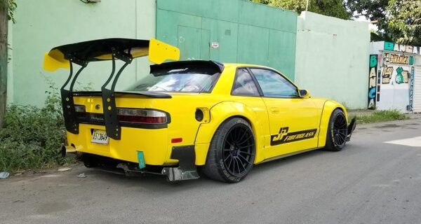 rear bumper shaved deleted for nissan 240sx s13 silvia coupe version 