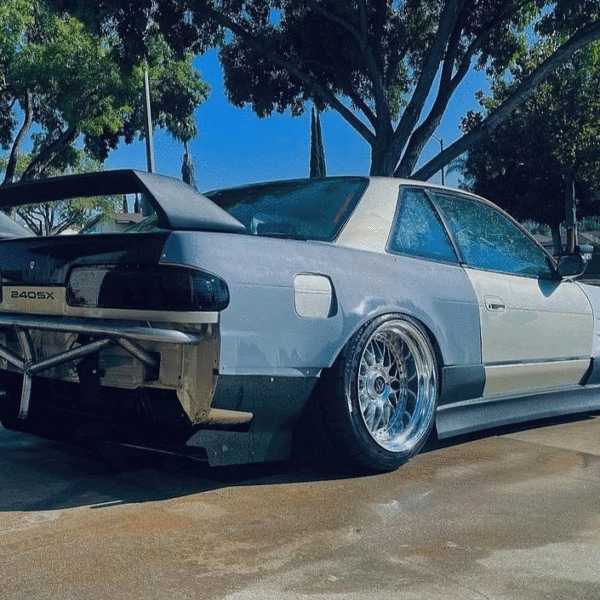 Rear over fenders Nissan 240sx Coupe type III 55mm