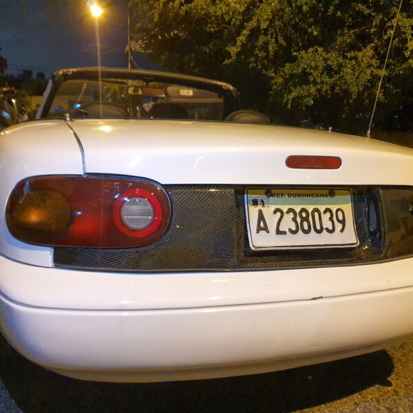 Mazda mx5 miata na rear garnish plate carbon fiber