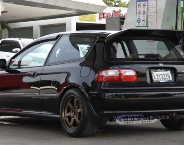 Honda civic EG rear spoiler live sport style FRP