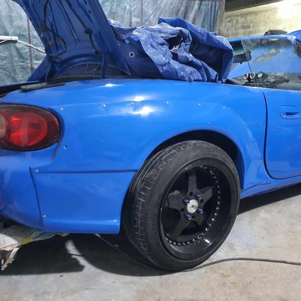 mazda miata NB rear overfenders FEEd style 25mm