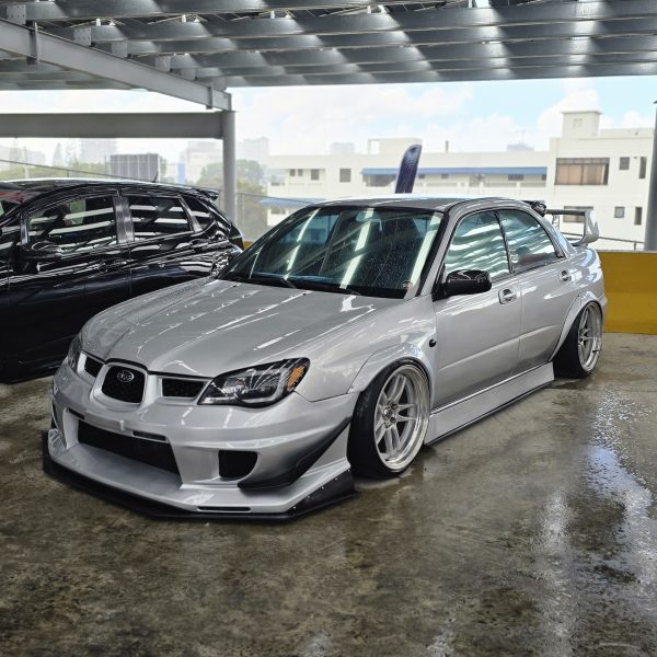 Subaru wrx impreza hawkeyes front bumper vertex style