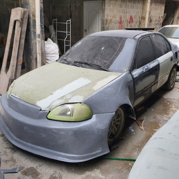 Honda Civic EK 96-98 Drag Front end